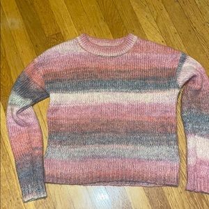 Muted stripe pullover something navy